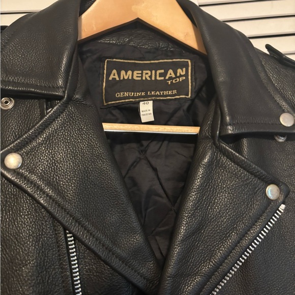 Motorcycle Jacket Size 40 Black - Picture 3 of 9